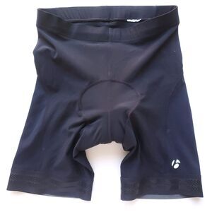 Bontrager Profila Padded Cycling Shorts Adult Size M Black Stretch Inseam 8.5 in